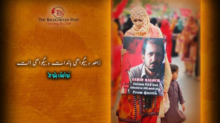 زاهد ءِ بیگواهی باندات ءِ بیگواهی اِنت – توارش بلوچ