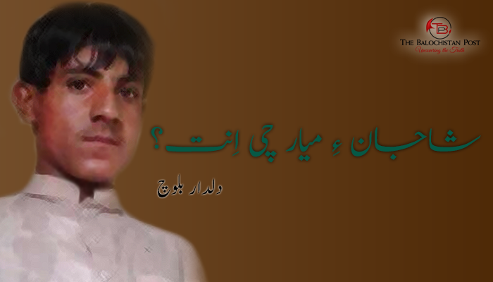 شاجان ءِ میار چی اِنت؟ – دلدار بلوچ