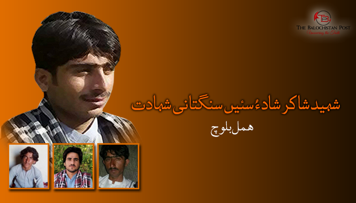شہید شاکر شاد ءُ سئیں سنگتانی شہادت  – ھمل بلوچ