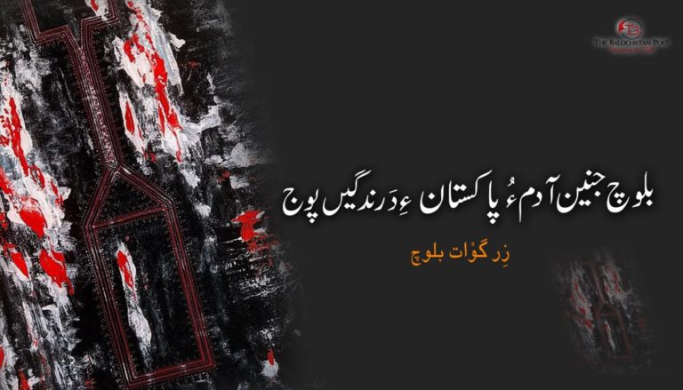 بلوچ جنین آدم ءُ پاکستان ءِ دَرندگیں پوج – زِرگْوات بلوچ