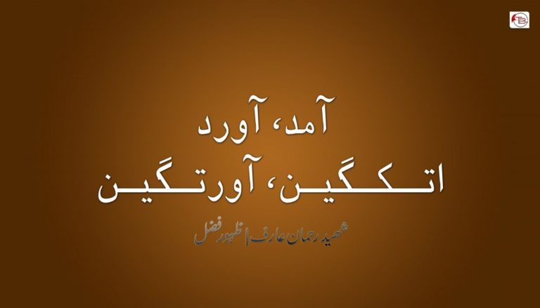 آمد، آورد | اتکگین، آورتگین – شھید رحمان عارف – ظہور فضل