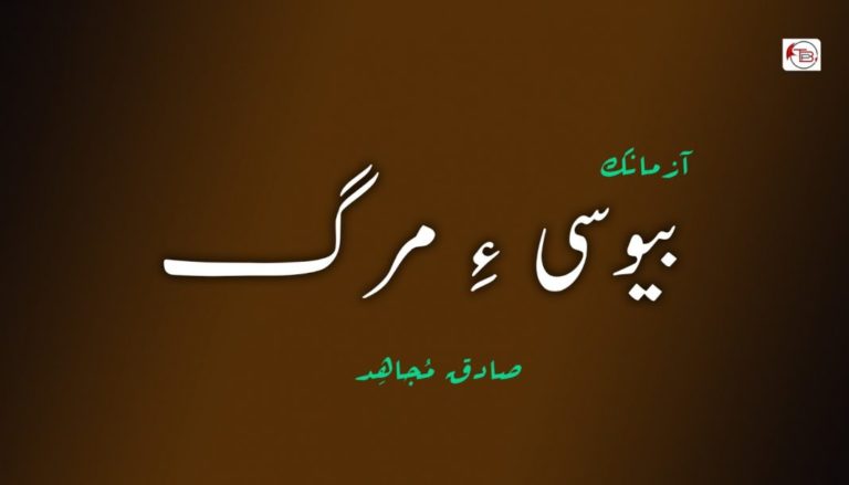 بیوسی ءِ مرگ – صادق مُجاھِد