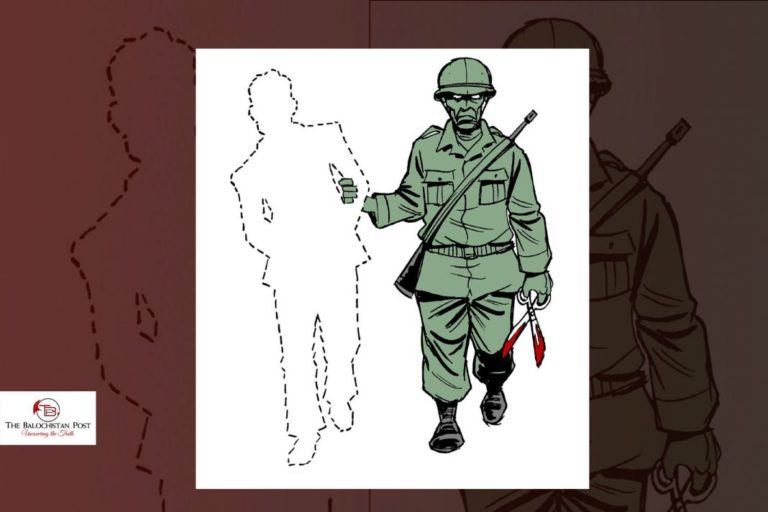 بلوچستان ءِ جتائیں جاھاں پنچ مردم لشکری بندیگ جاھاں یل کنگ یکے ءِ جاور نگیگ، یک مردمے بیگواہ
