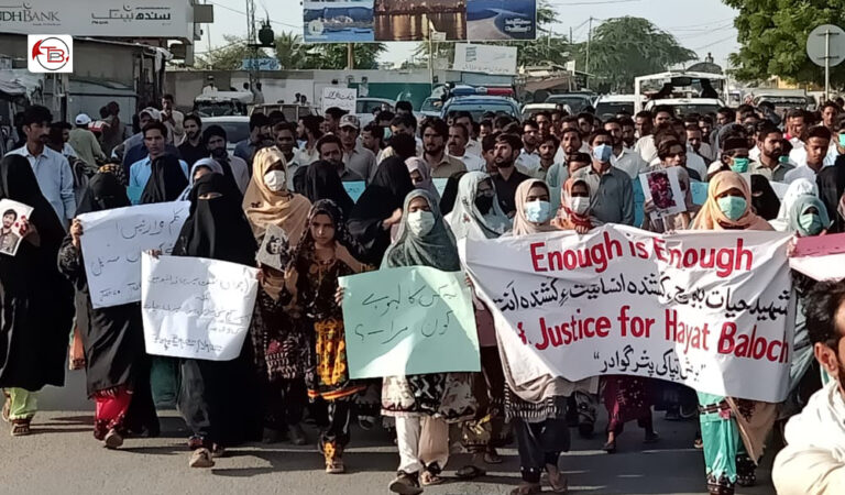 ھیات بلوچ ءِ کوش ءِ ھلاپ بلوچستان، سند خیبر پختونخواہ ءُ پنجاب ءَ ھوار یورپ ءَ زھرشانی