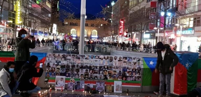 بلوچستان ءَ ھوار سرجمیں دنیا ءَ بلوچ شھیدانی روچ دارگ بیتگ