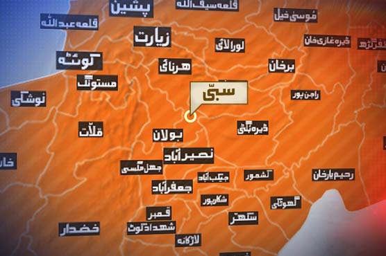 سبی بس اڈے ءِ نزیک ءَ تراکے بیتگ