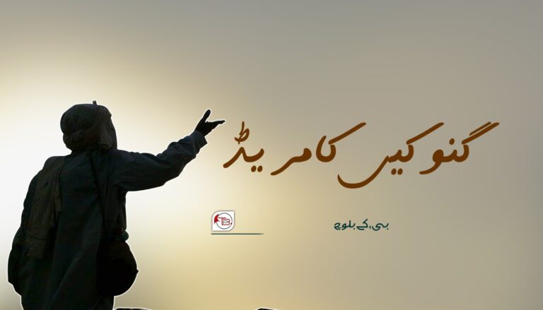 آزمانک: گنوکیں کامریڈ- بی کے بلوچ
