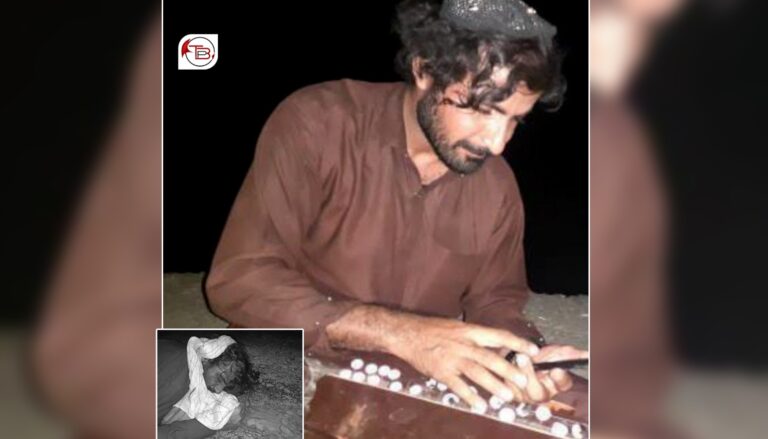 رودراتکی بلوچستان ءِ جھمنندیں ازمکار ءِ لاش روکپتی بلوچستان ءَ دزکپتگ
