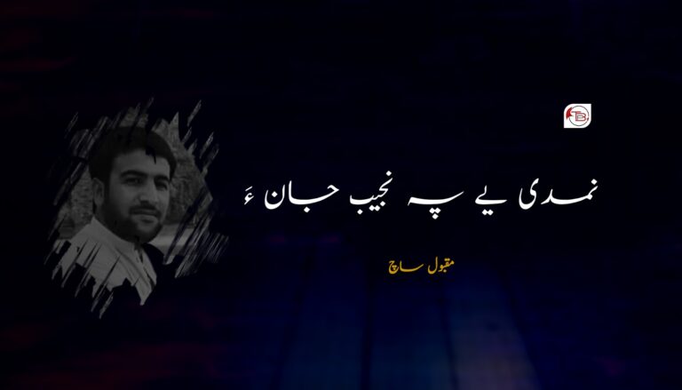 نمدی یے پہ نجیب جان ءَ- مقبول ساچ