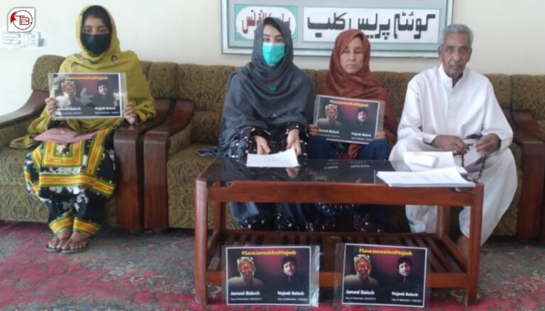 ھشت سالاں بیگواھیں منی پت ءِ یل کنگ ءَ ابید منی برات بیگواہ کنگ بیتگ – اسماء بلوچ