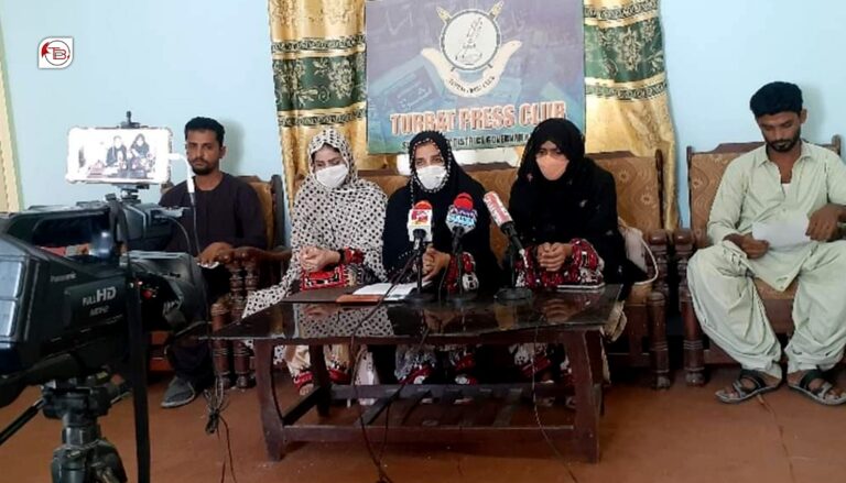 تربت: یک سالے ءِ پرگوزگ ءَ کوشکارانی دزگیر نہ کنگ ءَ پریس کانفرنس