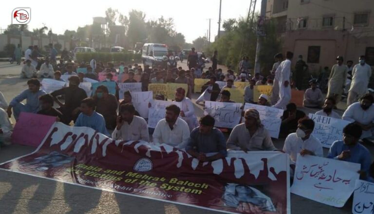 بلوچ یکجھتی کمیٹی ءَ رابعہ بلوچ ءُ محراب پندرانی ءَ چہ درد ءِ درشانی ءِ ھاتر ءَ ڈیڑہ بازی خان ءَ روانک