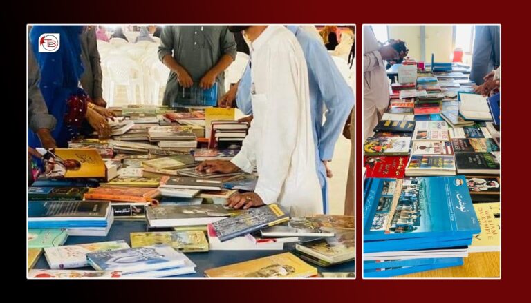 کیچ: بلوچ اسٹوڈنٹس ایکشن کمیٹی ءِ نیمگ ءَ بک اسٹال جنگ بیتگ