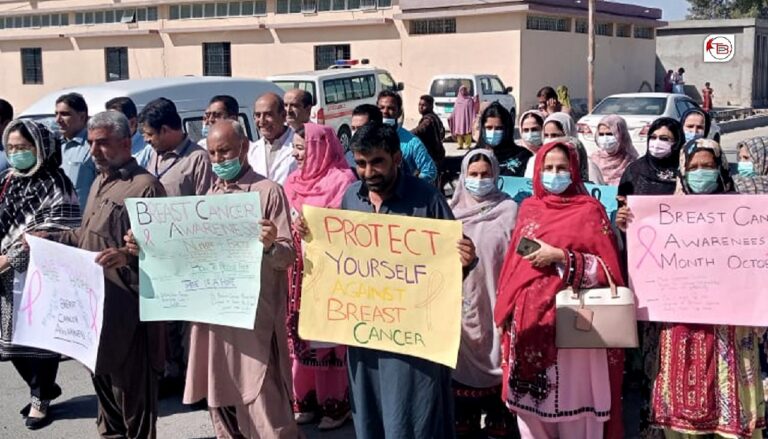 بریسٹ کینسر ءِ بارو ءَ سرپدی ءِ ھاتر ءَ سول ھسپتال تربت ءَ روانک