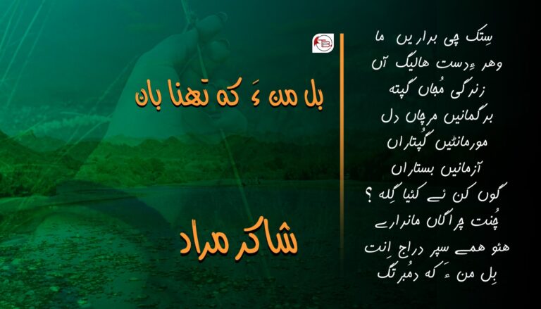 بل من ءَ کہ تھنا باں- شاکر مراد