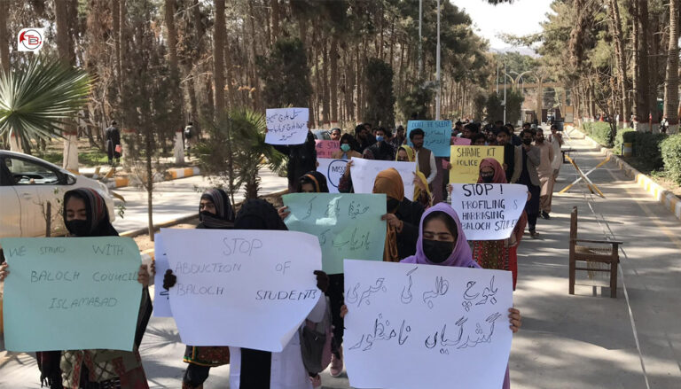 بلوچ نودربرانی پروفائلنگ، زورانسری آوار جنی ءُ پولیس ءِ لٹ شاپی ءِ بگیری ءَ شال ءَ زھرشانی