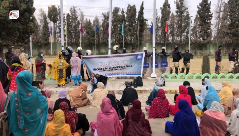 زالبولانی میان استمانی روچ: بازیں اڈانداں ابید ھم بلوچستان شھدربرجاہ ءَ وومن کانفرنس برجم دارگ بوتگ