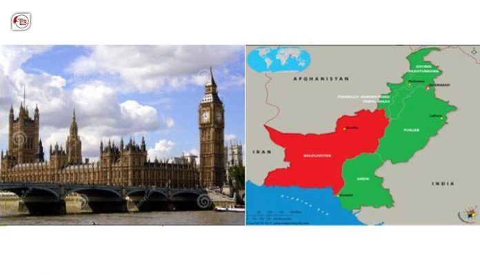 برتانیہ ءِ پارلیمنٹ ءَ بلوچستان ءَ انسانی ھکانی لگتمالی پدر کنگ بنت