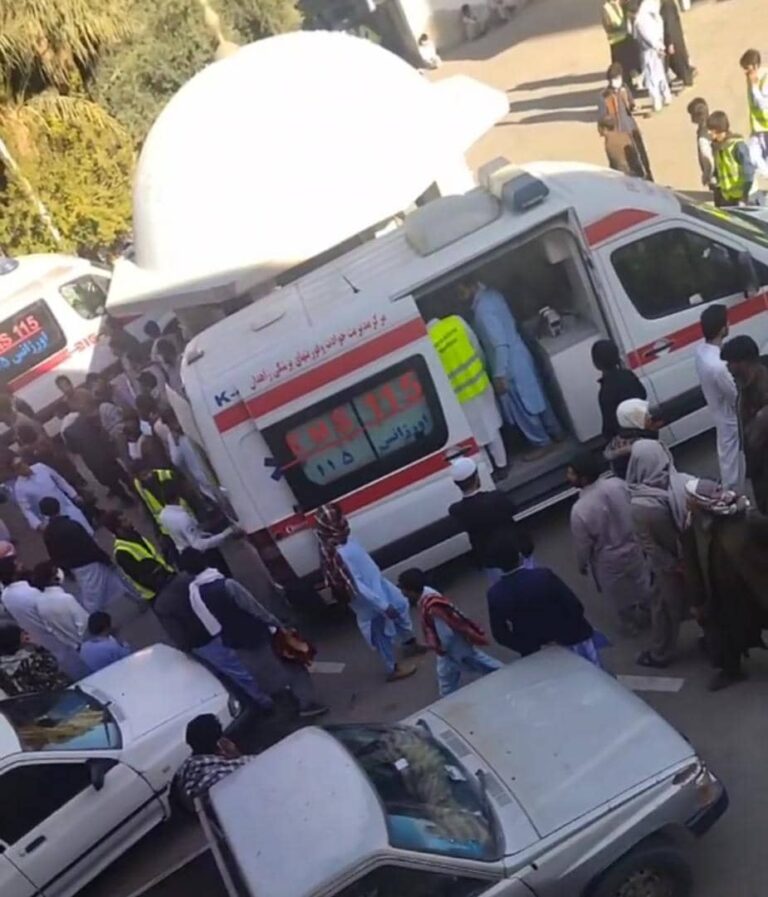 زاھدان: زھرشانی، لشکر ءِ تیرگواری ءُ زھرشانی کنوک زدگ ءُ بیرانی ءِ ھال