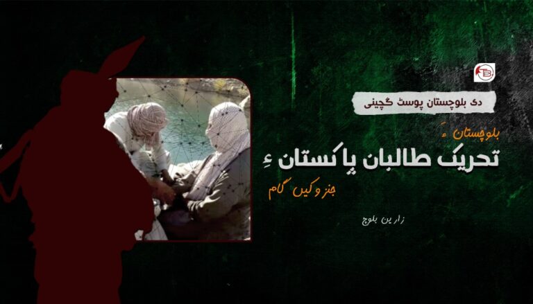 بلوچستان ءَ تحریک تالبان پاکستان ءِ جنزوکیں گام — زارین بلوچ