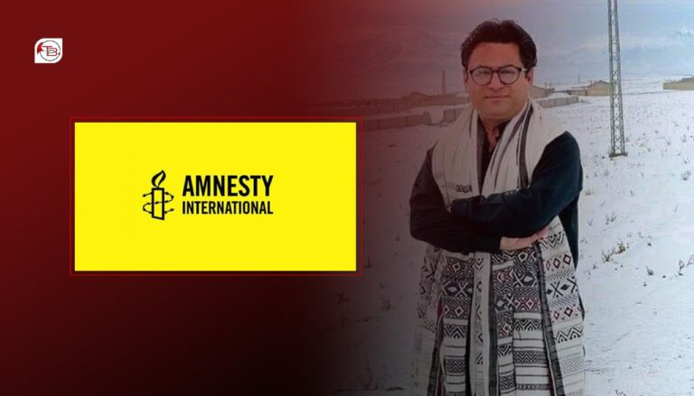 بلوچ اھوالکار عابد میر ءِ زورانسری آوار جنی ءِ پژدر ءَ ایمنسٹی انٹرنیشنل ءَ پدردی درشان کتگ