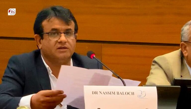 چین ءُ پاکستان ءِ یکجاھی بلوچ ءِ انسانی ھکانی سر ءَ تچکی ءَ اُرش کنگ انت – ڈاکٹر نسیم بلوچ