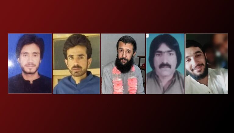 بلوچستان ءَ پنچ بندیگیں مردم یل کنگ بیتگ اَنت