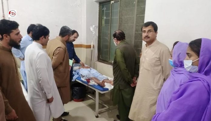 ھرنائی: دو بمب تراکاں دو مردم بیران، شش زدگ