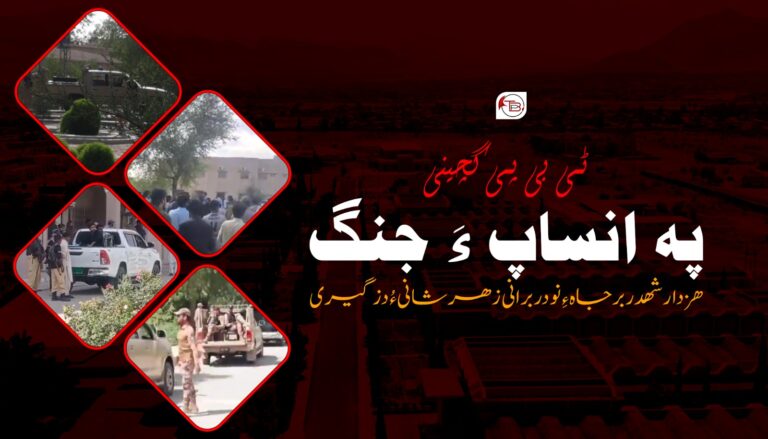 پہ انساپ ءَ جنگ، ھزدار شھدربرجاہ ءِ نودربرانی زھرشانی ءُ دزگیری- ٹی بی پی گچینی