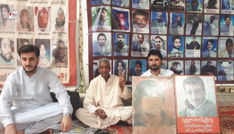 درملک ءَ نشتگیں بلوچ سیاسی باسک یکجاہ بہ بنت – ماما قدیر بلوچ