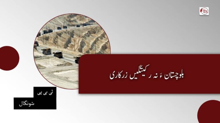 بلوچستان ءَ نہ رکیتگیں زرکاری- ٹی بی پی شونگال