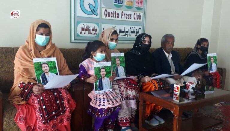 سوگودھا میڈیکل کالج پنجاب ءِ زورانسری بیگواھیں نودربر خداداد بلوچ ءِ کھول پریس کانفرنس
