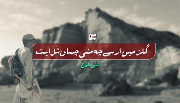 گلزمین ارسے چہ منی چمّاں شَل ایت -شلی بلوچ