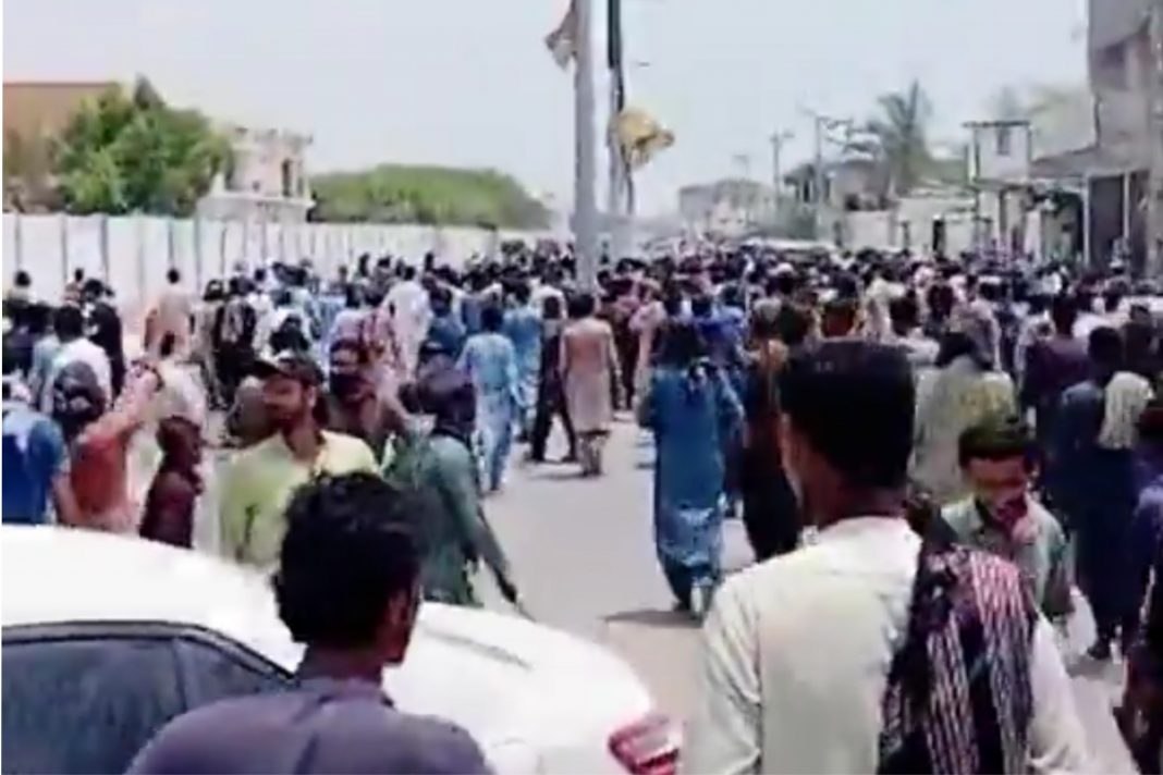 گوادر ءَ بلوچ راجی مچی، پوج ءِ تیرگواری ءَ جانی تاونانی ھال