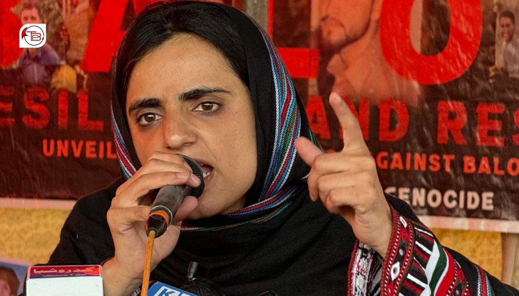 ماہ رنگ بلوچ ٹائم میگزین ءِ سد گچینی مردمانی لڑ ءَ ھوار کتگ