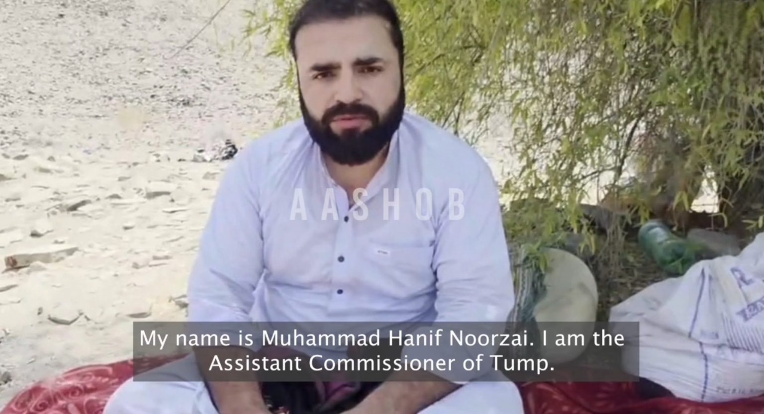 ”من بلوچ سرماچارانی دست ءَ آں“ – دزگیریں اسسٹنٹ کمشنر تمپ ءِ ویڈیو شنگ کنگ بیتگ