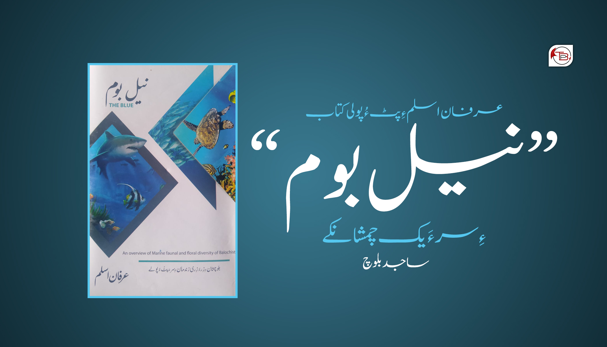 عرفان اسلم ءِ پٹ ءُ پولی کتاب ”نیل بوم” ءِ سر ءَ یک چمشانکے-ساجد بلوچ