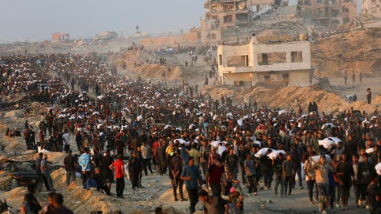 غزہ ءَ اسرائیل ءُ ھماس ءِ میان ءَ جنگ بندی ءَ پد لڈ ءُ بار کرتگیں مھلوک واتر وتی ھلکاں روان انت