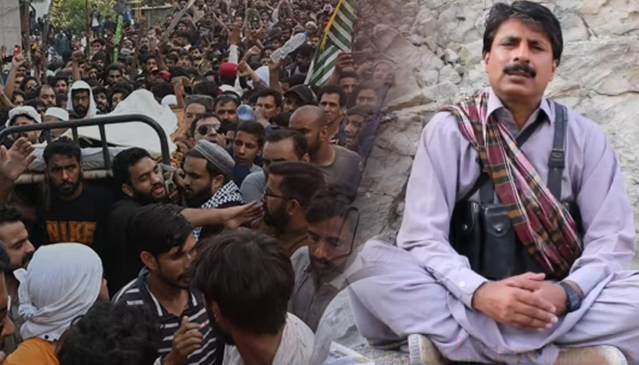 کشمیریانی سر ءَ پاکستان ریاست ءِ زوراکی ءِ ھلاپ ءَ ڈاکٹر اللہ نزر ءُ بی این یم ءَ ایر جتگ اَنت