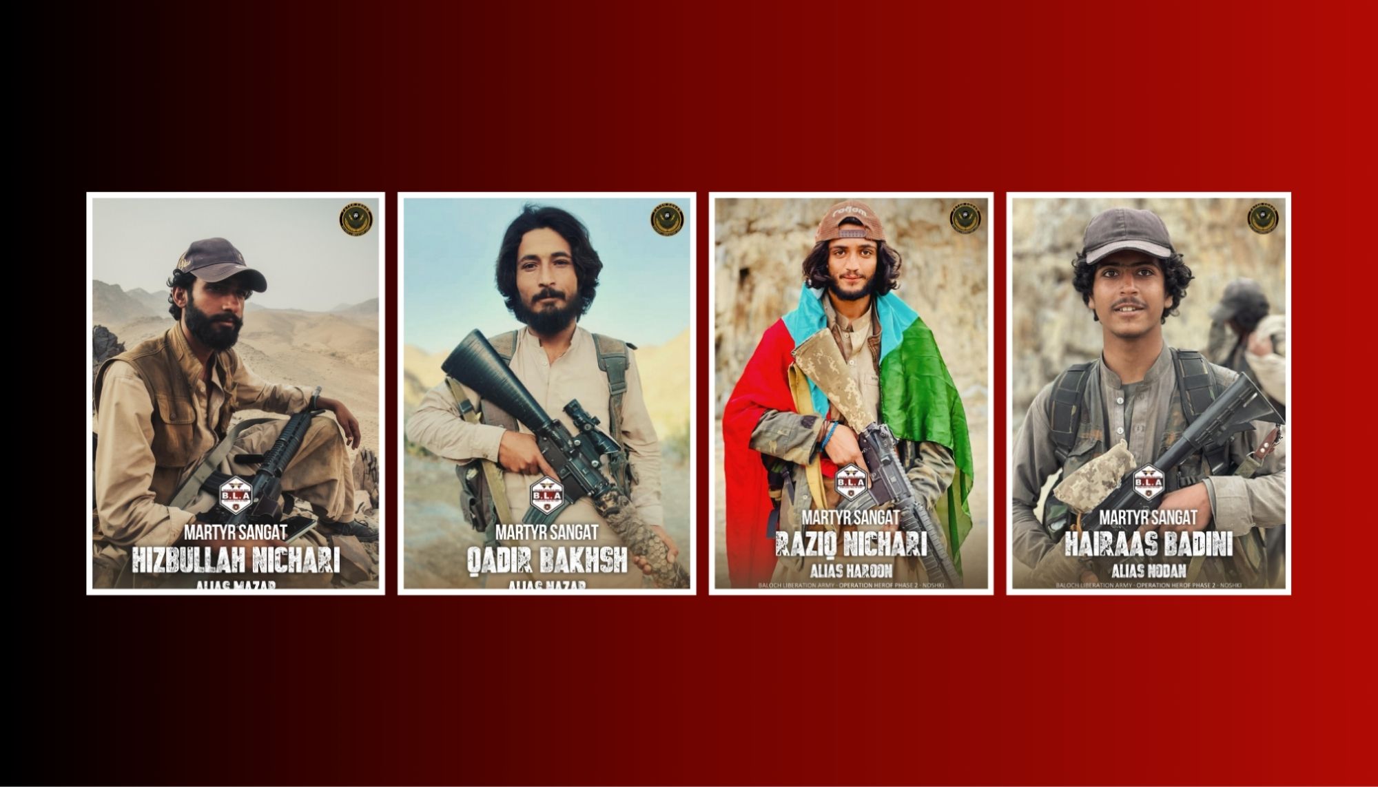 بی ایل اے ءَ آپریشن ھیروپ ٹو ءَ ھواریں دگہ چار نمیرانیں ھمراھانی اکس شنگ کتگ انت