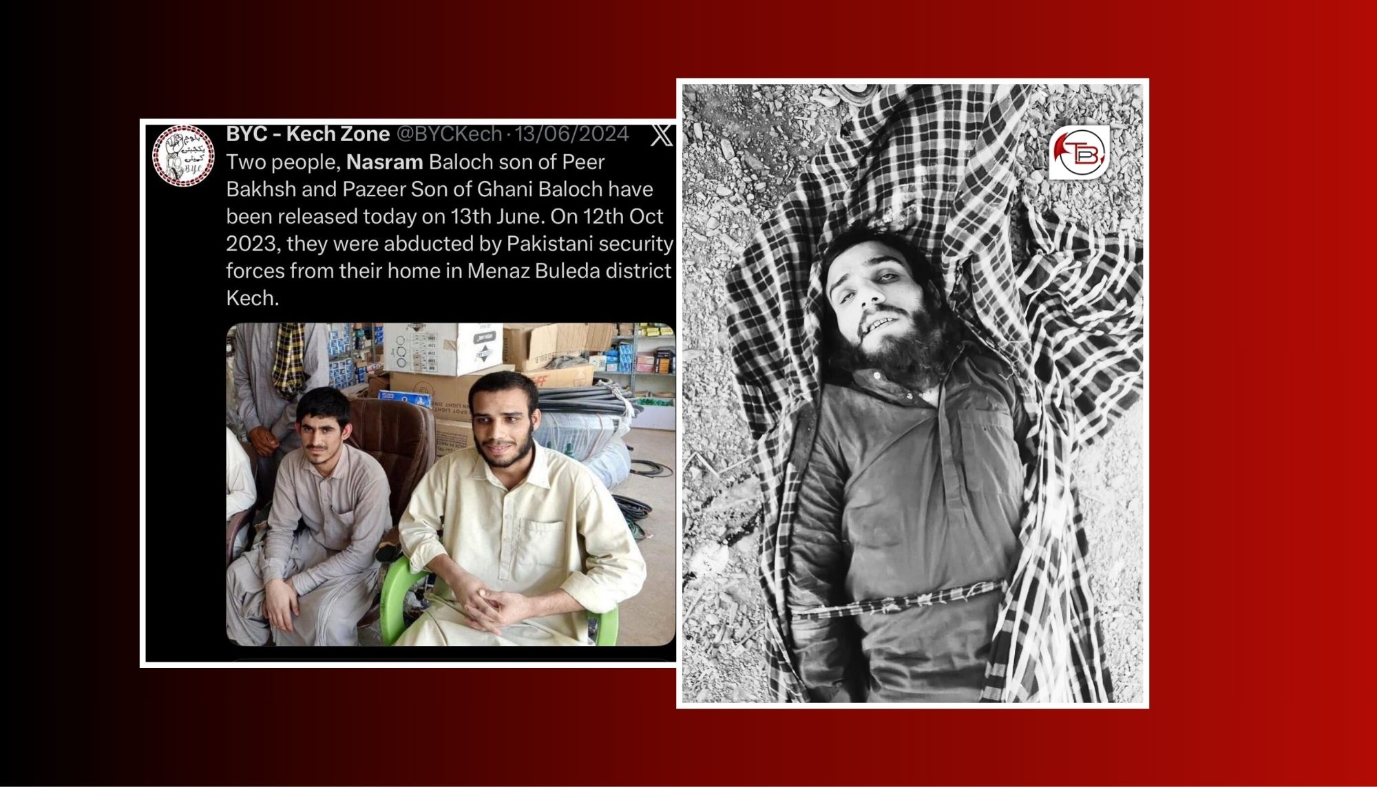 کیچ: دو بر بیگواھیں مردم ءِ لاش دزکپتگ