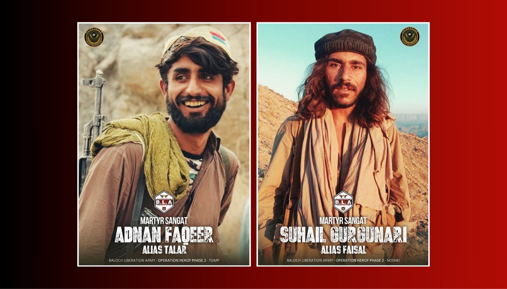 بی ایل اے ءَ آپریشن ھیروپ ءَ بھر زیروکیں دگہ دو نمیرانیں سرانی اکس ءُ اھوال شنگ کتگ انت