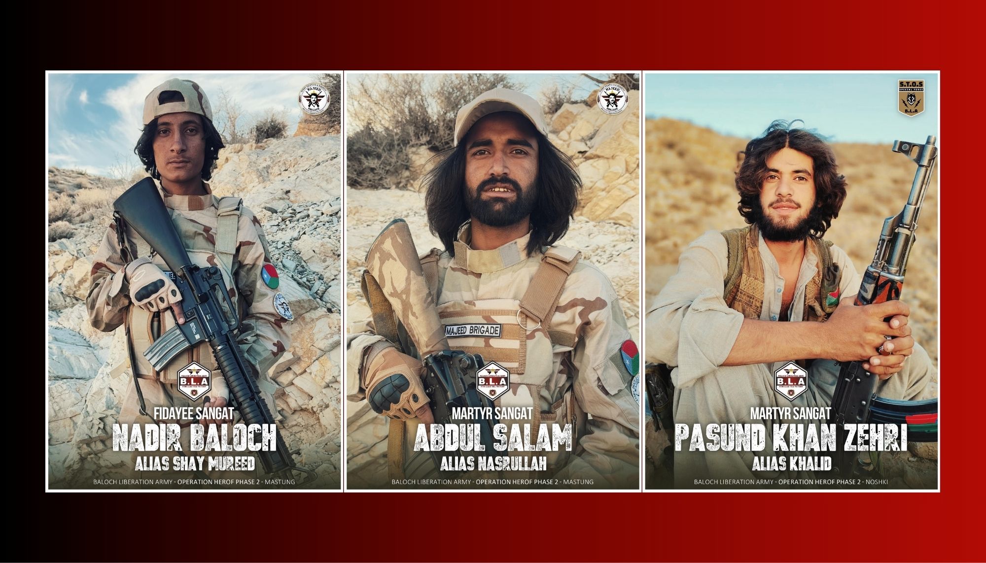 بی ایل اے ءَ آپریشن ھیروپ ءَ ھواریں دگہ سَے نمیرانانی اکس ءُ اھوال شنگ کتگ انت