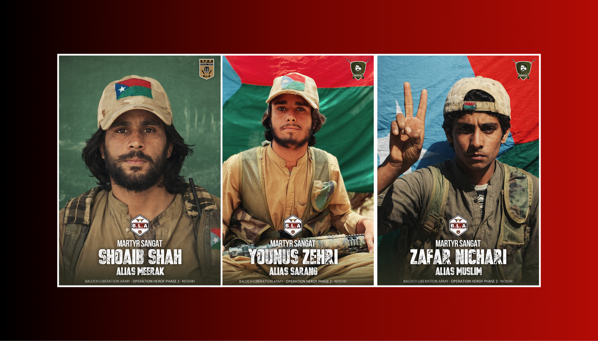 بی ایل اے ءَ آپریشن ھیروپ ٹو ءَ ھواریں دگہ سَے نمیرانیں ھمراھانی اکس ءُ اھوال شنگ کتگ انت