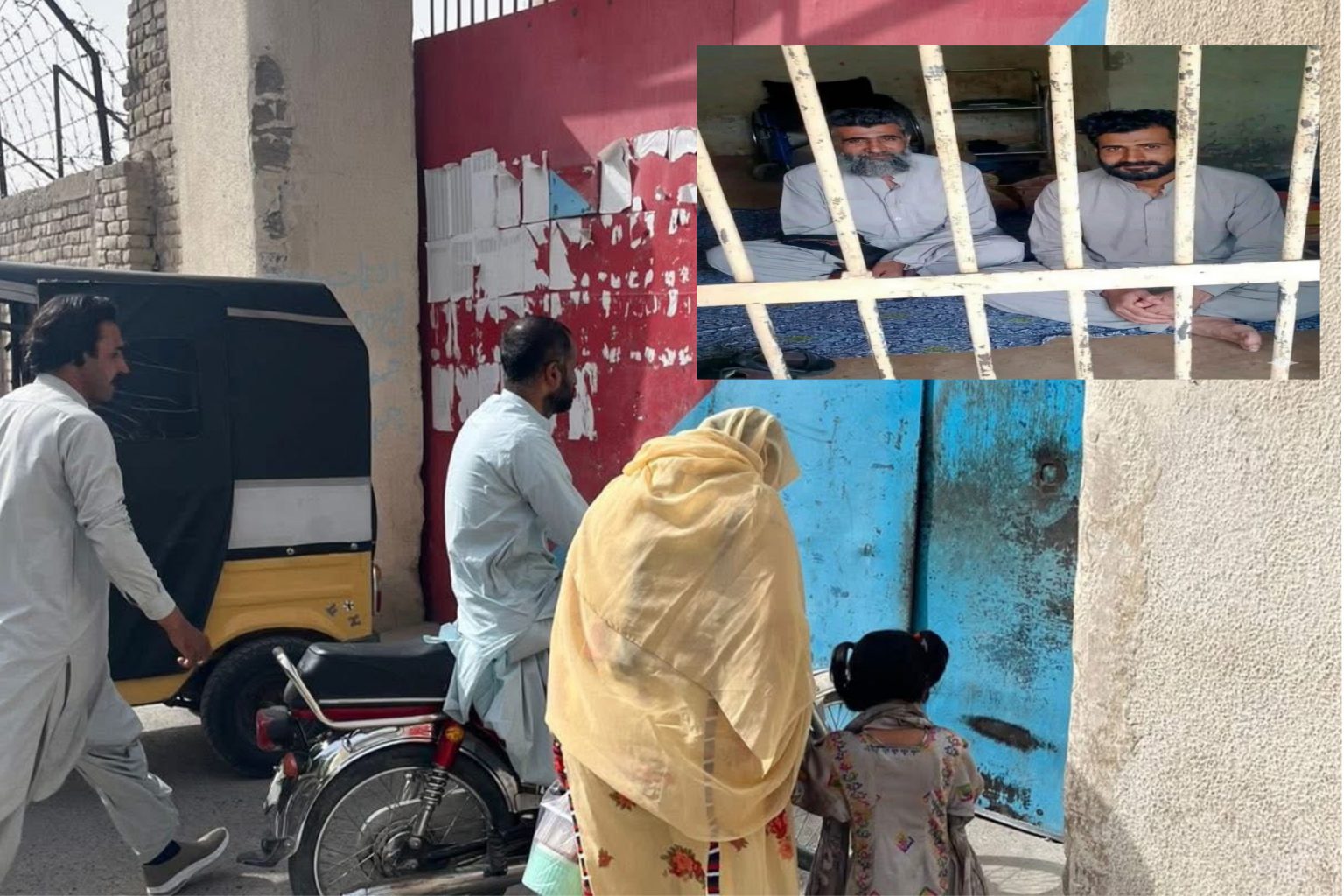 ھدہ جیل ءَ فیس لیس کیس ءِ ھلاپ ءَ بلوچ یکجھتی کمیٹی ءِ رھشونانی دھرنا ششمی روچ ءَ برجاہ اِنت