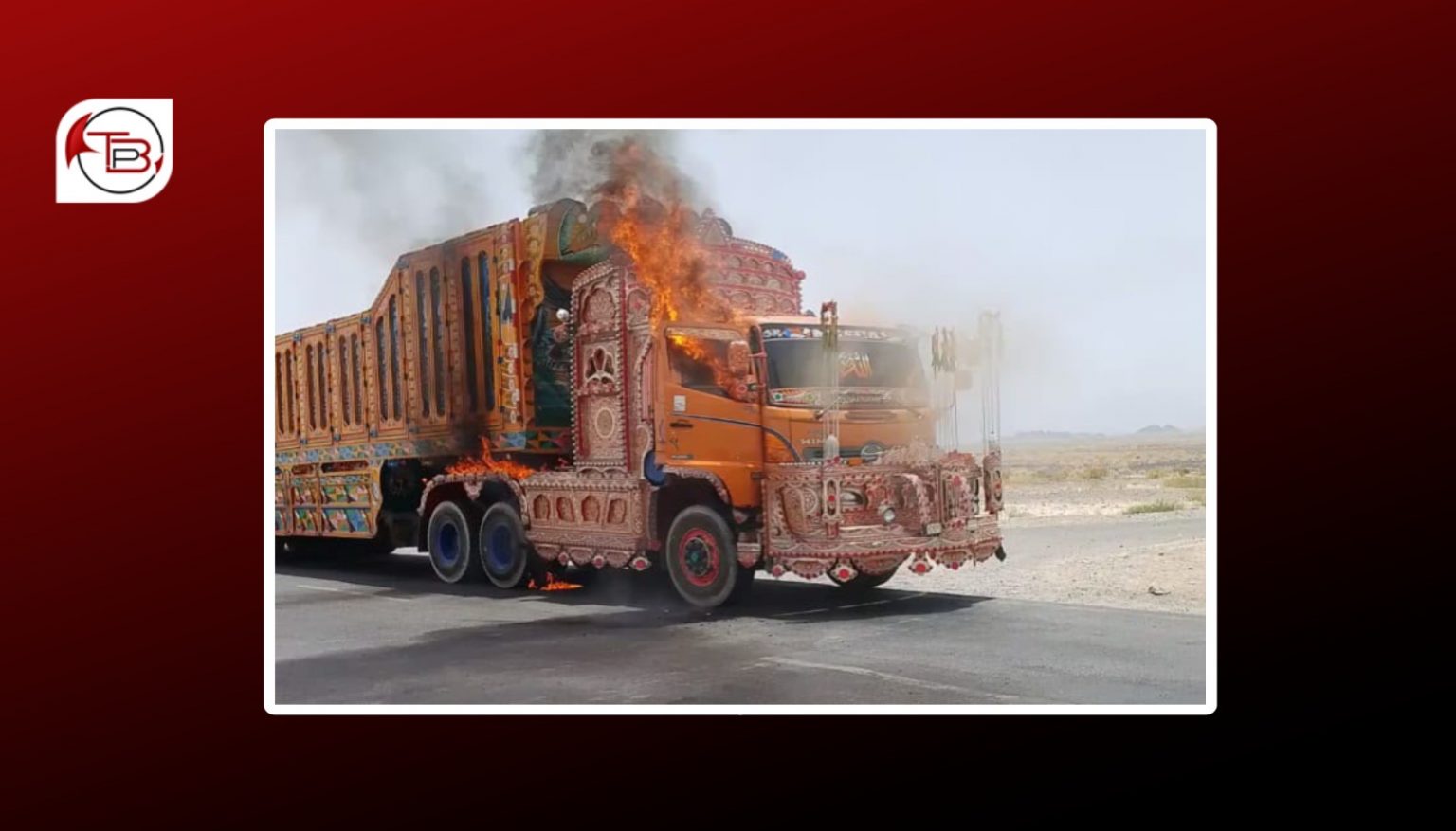 نوشکی: مزن شھدگ ءِ سر ءَ مزنیں گاڑی یے سوچگ بیتگ